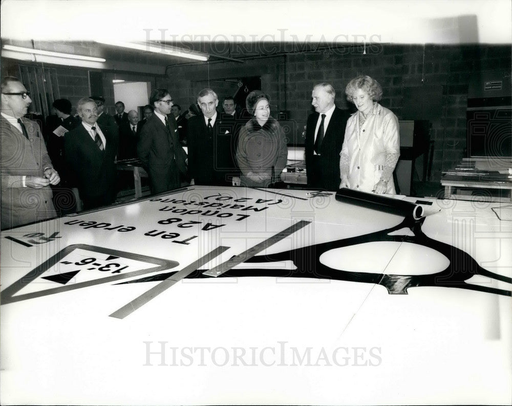 1975, The Queen in Maidstone,Kent - KSB20835 - Historic Images