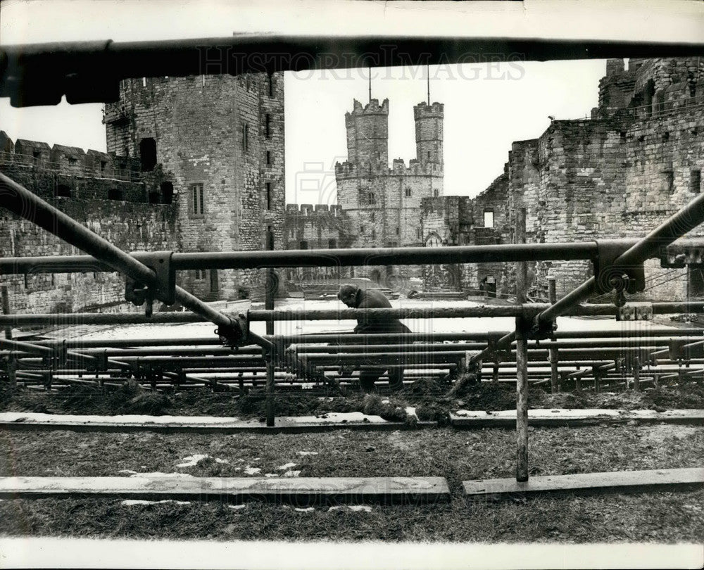Press Photo Work Set To Begin At Caernarvon Castle - KSB20883-Historic Images