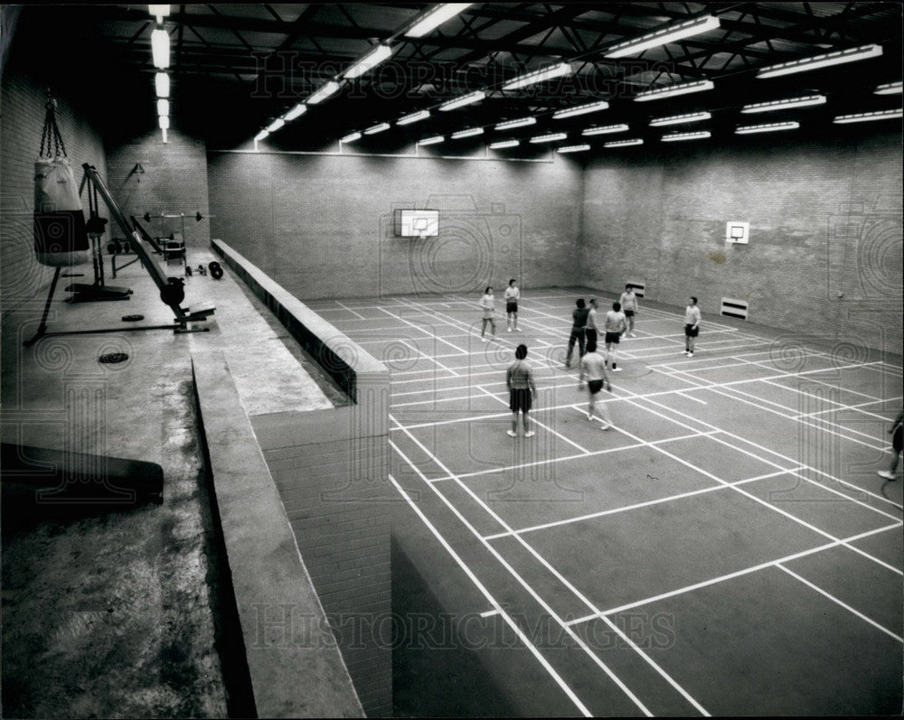 Press Photo Sports Hall Mase Prison Belfast - Historic Images