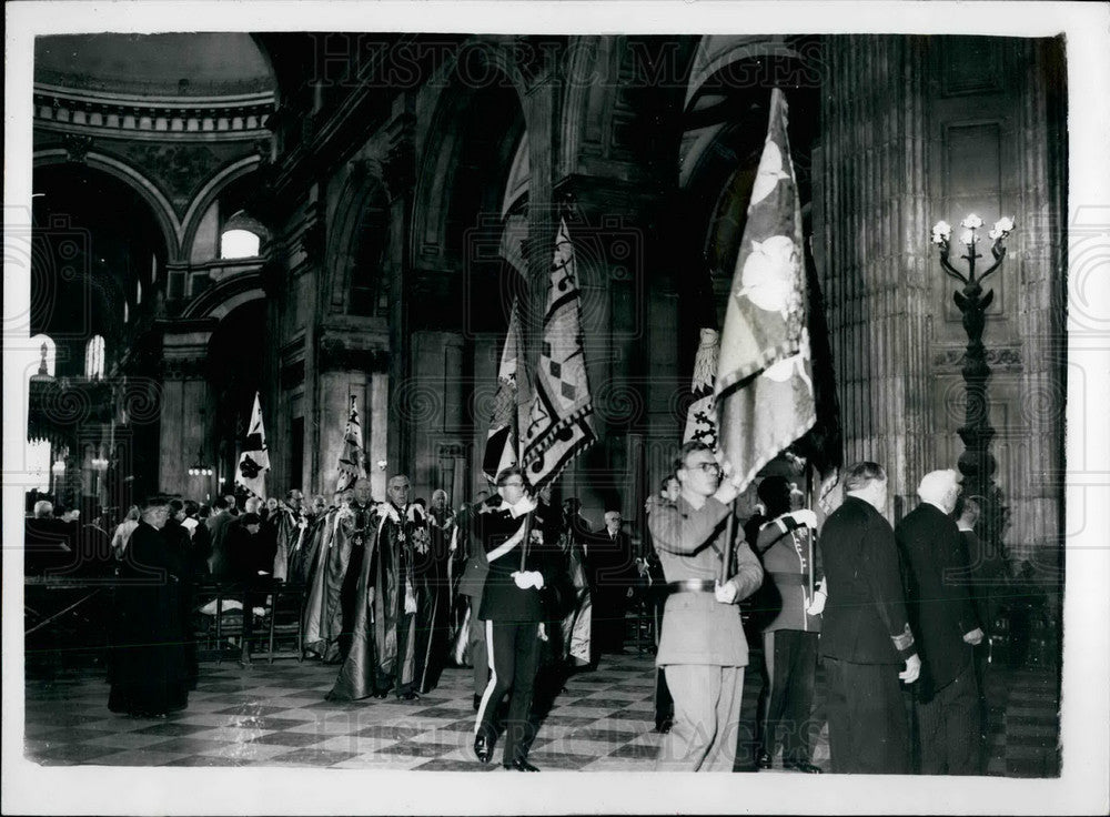 1959, St. Paul&#39;s Cathedral,order of St. Michael and St. George - Historic Images