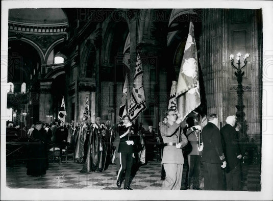 1959, St. Paul's Cathedral,order of St. Michael and St. George - Historic Images