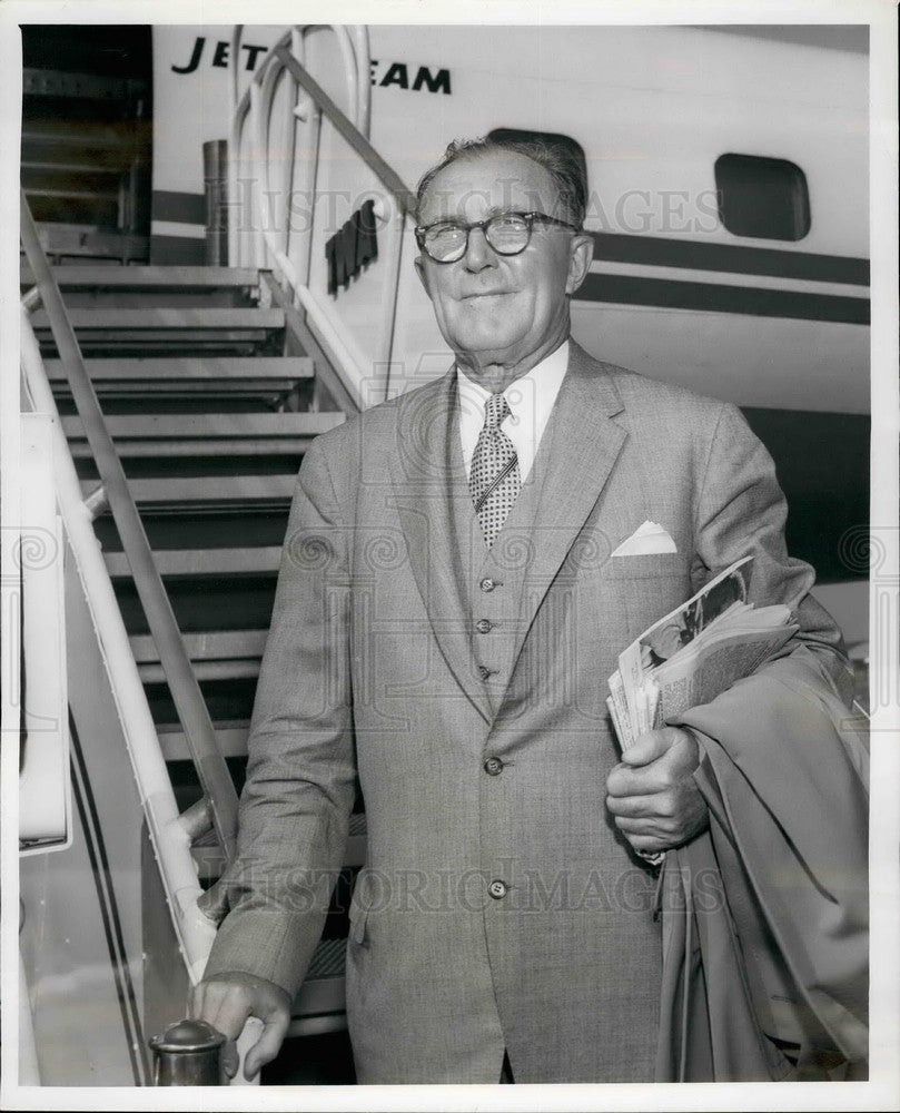 Press Photo Charles E. Wilson, President Of The People-To-People Foundation - Historic Images