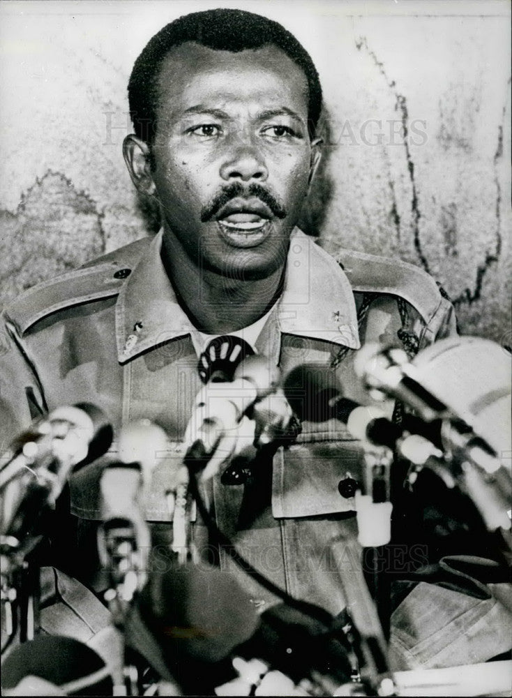 1978 Press Photo Lieutenant Colonel Mengistu Haile-Mariam, Ethiopia - KSB21871-Historic Images