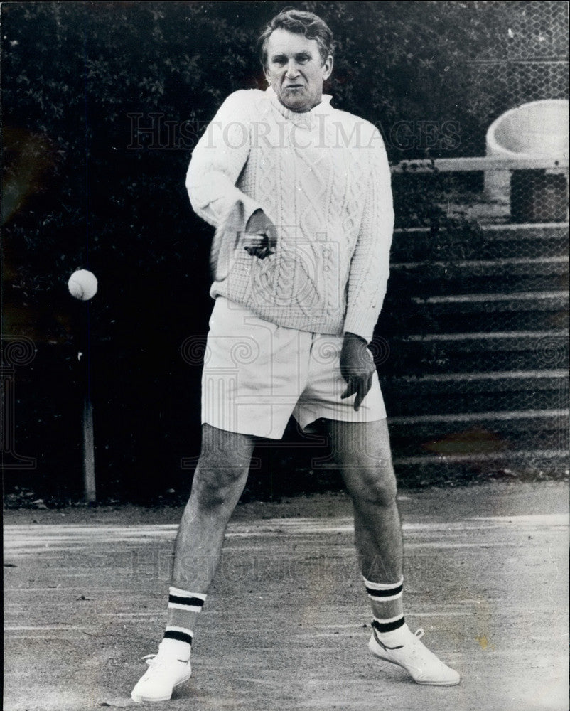 1960 Press Photo Malcolm Fraser, Australia's P.M. Plays Tennis - KSB21939 - Historic Images