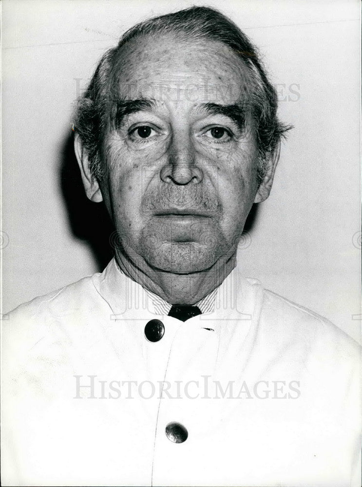 1977, Professor Dr. Ernst Fromm, German Society Medical Diagnostics - Historic Images