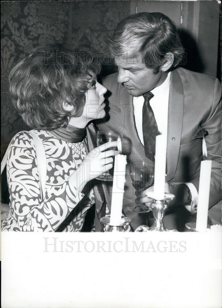 1970 Actors Stella Mooney and Carl Schell - Historic Images