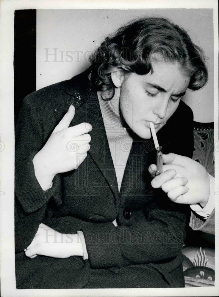 1955 Marian Schlitter,German Envoy's wife - Historic Images