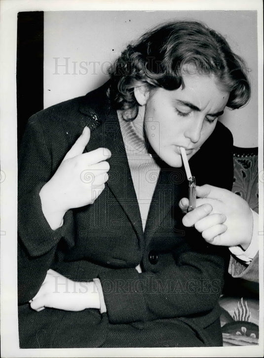 1955 Marian Schlitter,German Envoy's wife - Historic Images