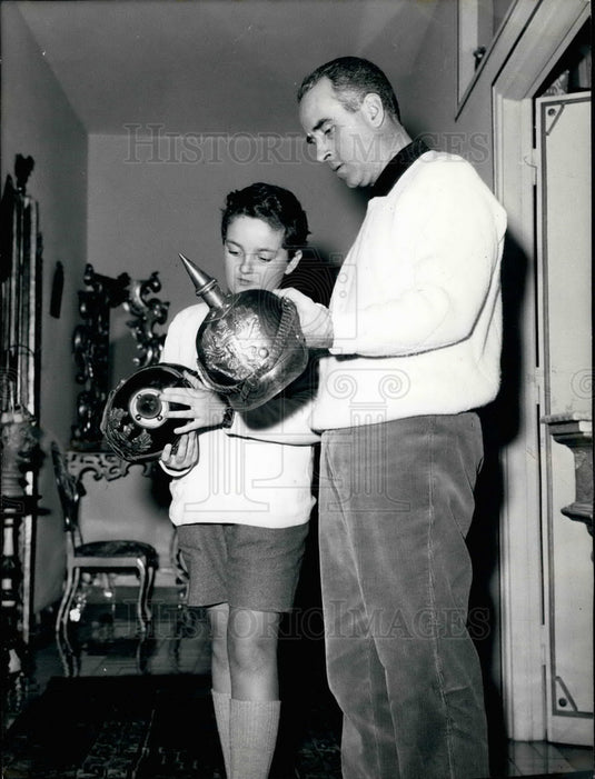 Press Photo Luca Di Schiena is called "Pope's tele-speaker" - KSB22297 - Historic Images