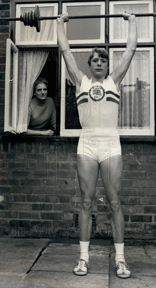 Press Photo Susan Scott. prepares for Olympic pentahlon - KSB22339 - Historic Images