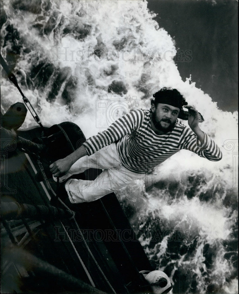 1962 Robert Savage,on replica ship "Bounty" - Historic Images