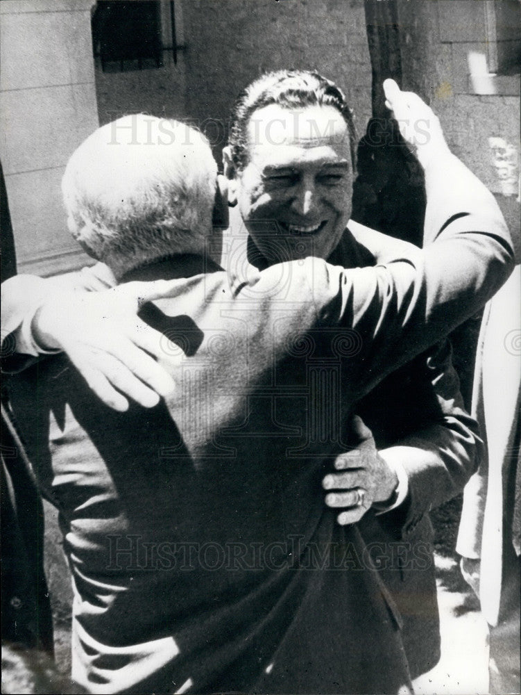 1972 Jean Peron Former Argentine President Returns Exisle Juan Peron - Historic Images