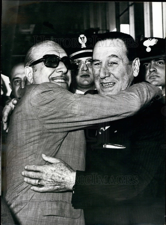  Argentina President-Elect Doctor Hector Campora General Juan Peron - Historic Images