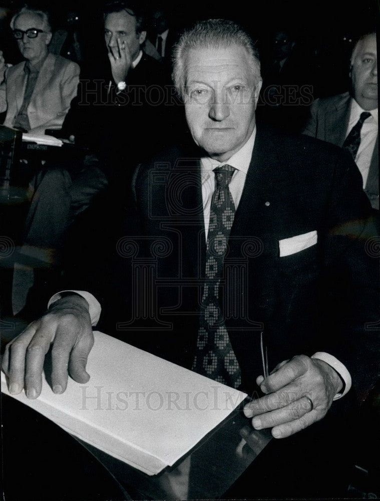 1976 Press Photo General Nino Pasti, Italian Communist Party - KSB22931-Historic Images