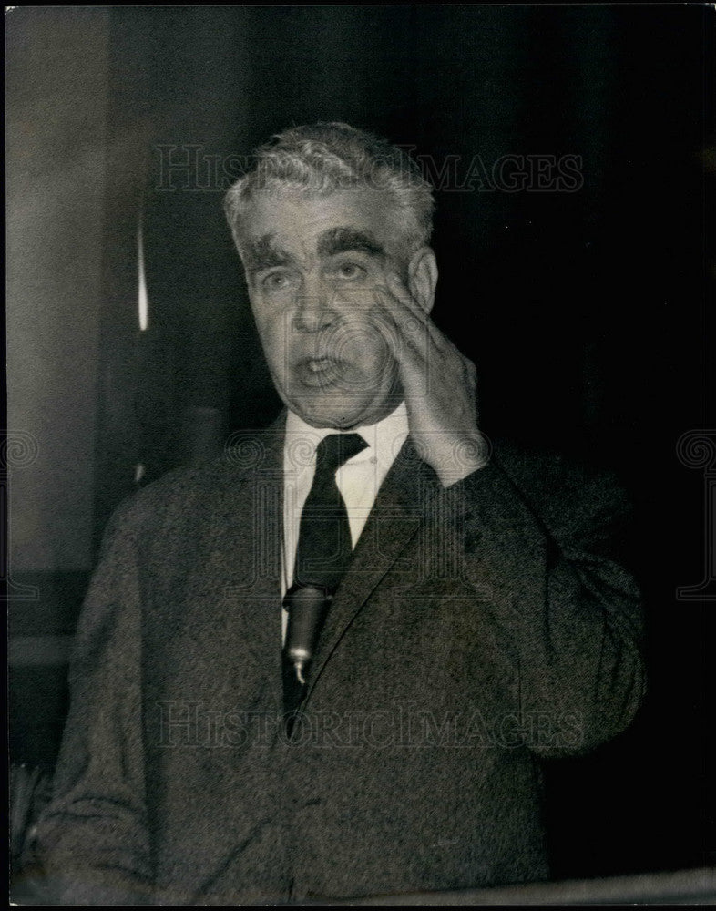 1965 Press Photo George Woodcock, of the Trade Union Congress - Historic Images