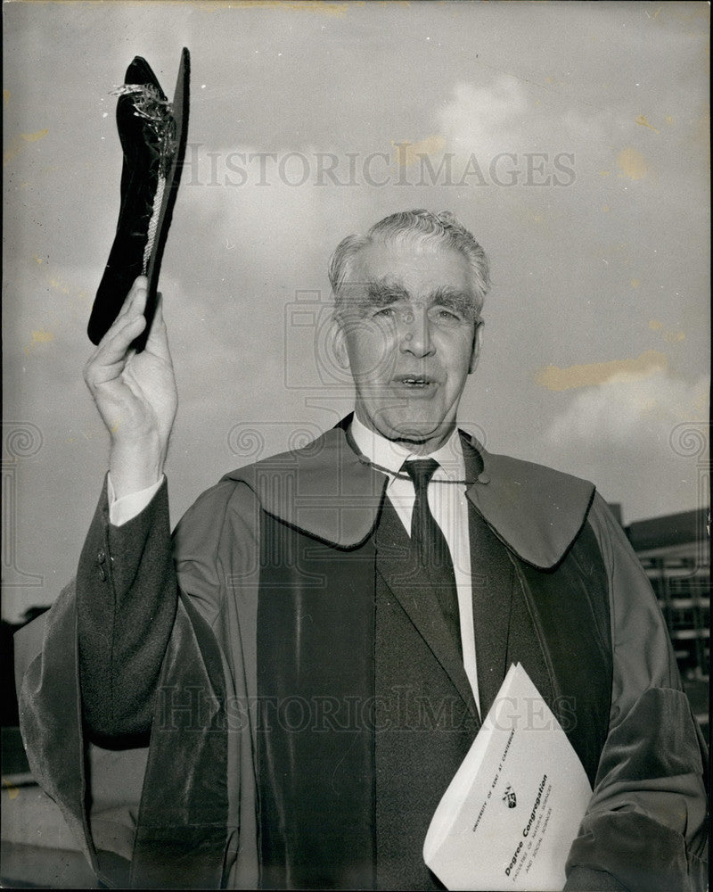 1968 General Secretary, Trades Union Congress George Woodcock - Historic Images