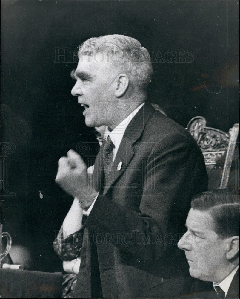 1962 George Woodcock, TUC Congress Address - Historic Images