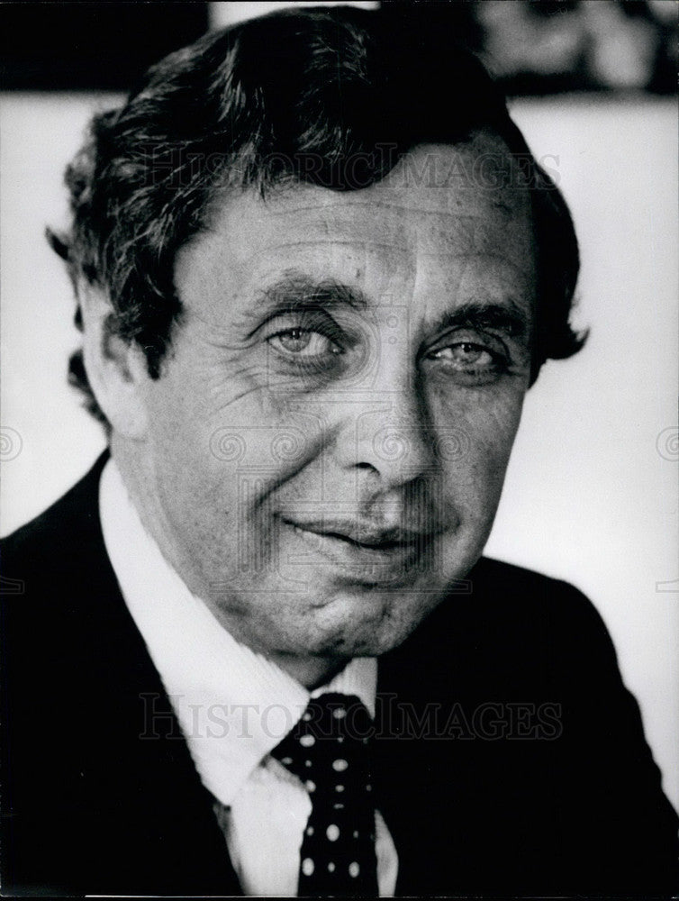 Press Photo Ludwig Poullain Former Directorate Chairman West German National - Historic Images