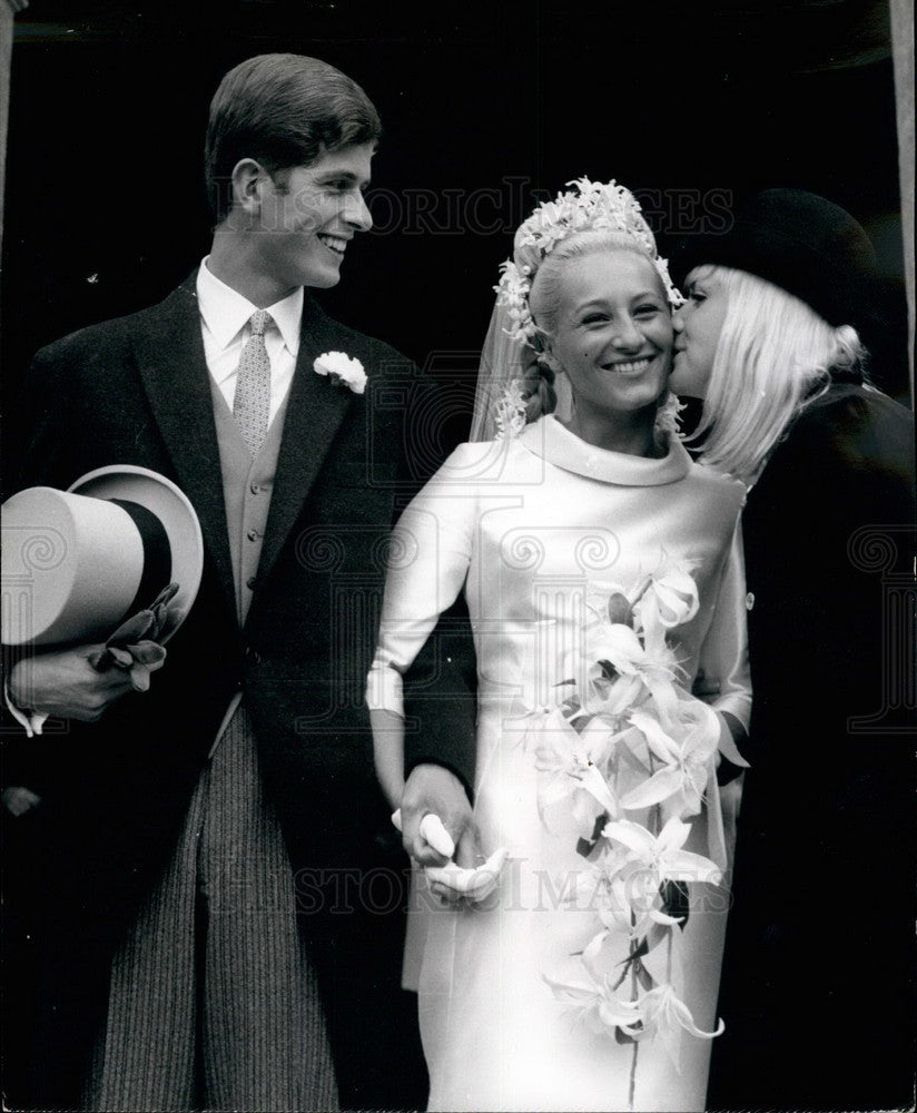 Press Photo Belle Ponjatowska, Count Bertrand de Maigret, Chapel des Invalides-Historic Images