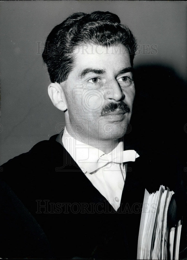 1962 Public Prosecutor Doctor Karl Rueth Trial Vera Bruehne - Historic Images