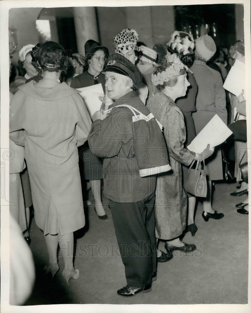 1960 Press Photo Ladies at &quot;Women of the Year&quot; luncheon at the Savoy Hotel - Historic Images