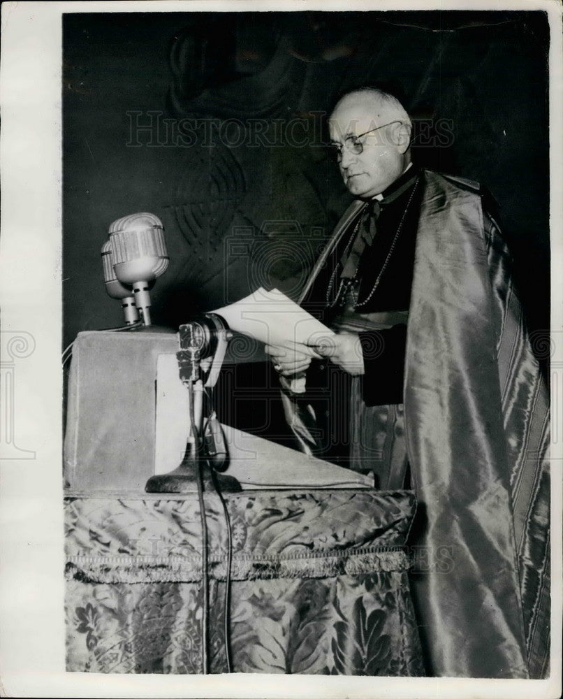 1954 Cardinal Ernest Ruffini - Historic Images