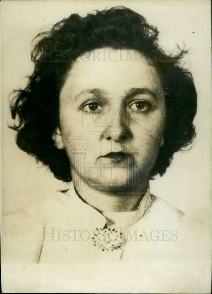 Press Photo Portrait of Marie Rosenberg - Historic Images