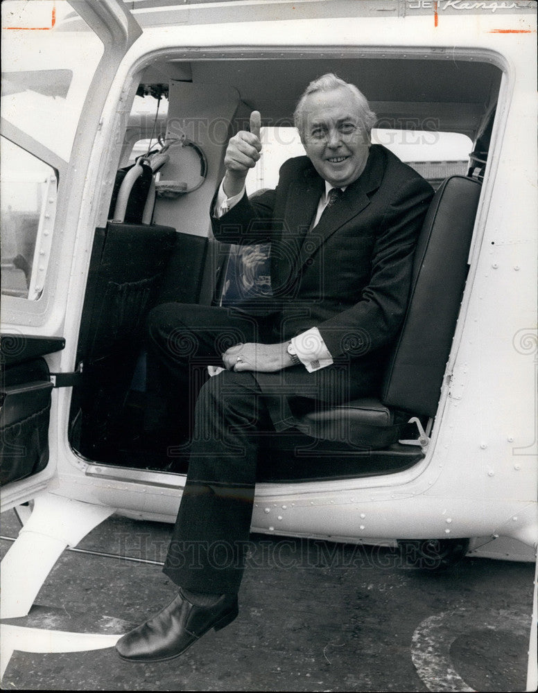 1974 Mr. Harold Wilson, the Labor Party leader,  - Historic Images