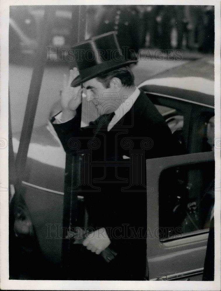 1945 Press Photo Ambassador Winant at Memorial Service for President Roosevelt-Historic Images