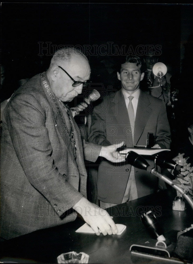 Press Photo Mayor of Munich Thomas Wimmer - Historic Images