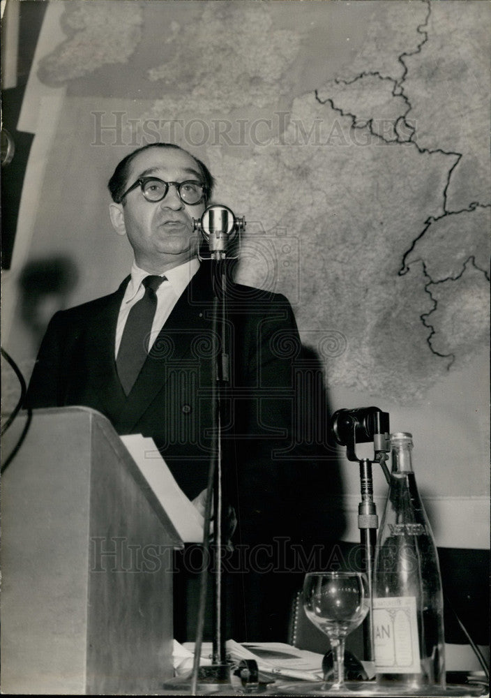 1959 Press Photo M. Mendes-France - KSB24407 - Historic Images