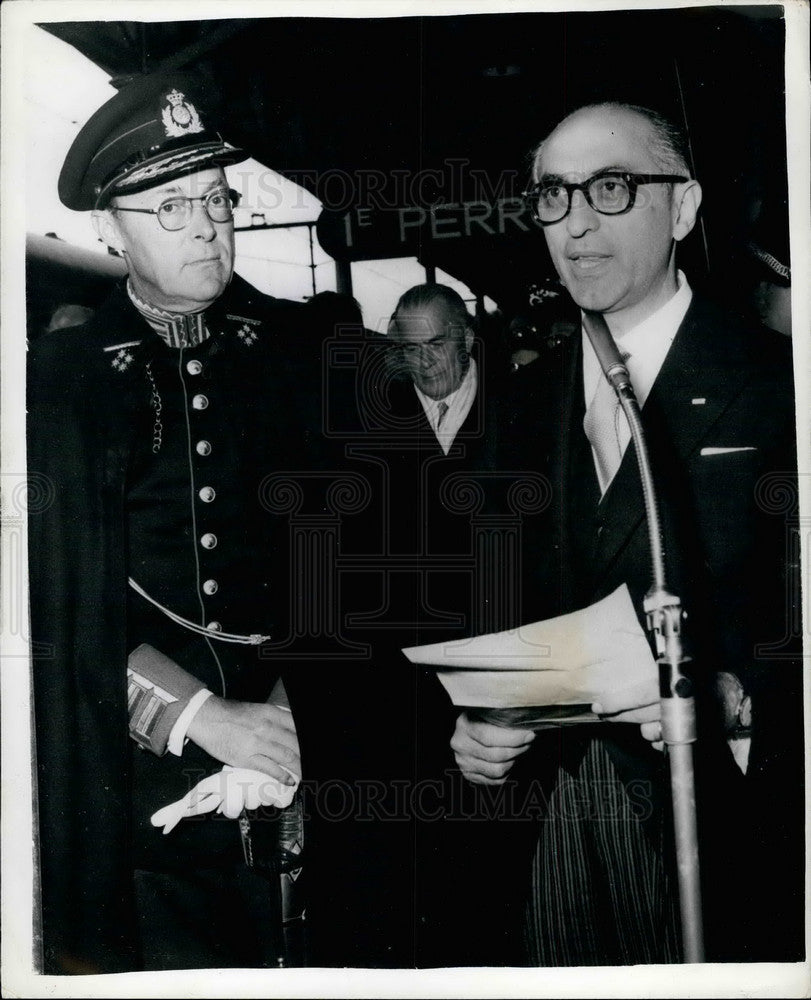 1960 Press Photo President Frondizi of the Argentine and Prince Bernhard of the-Historic Images