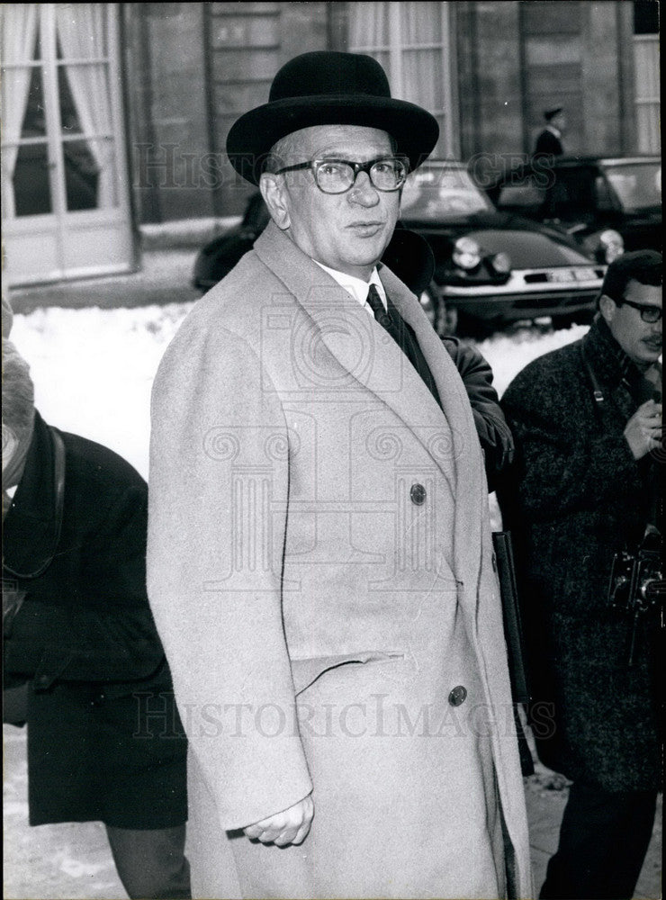 1966 Edgar Faure ,Minister of Agriculture ,France - Historic Images