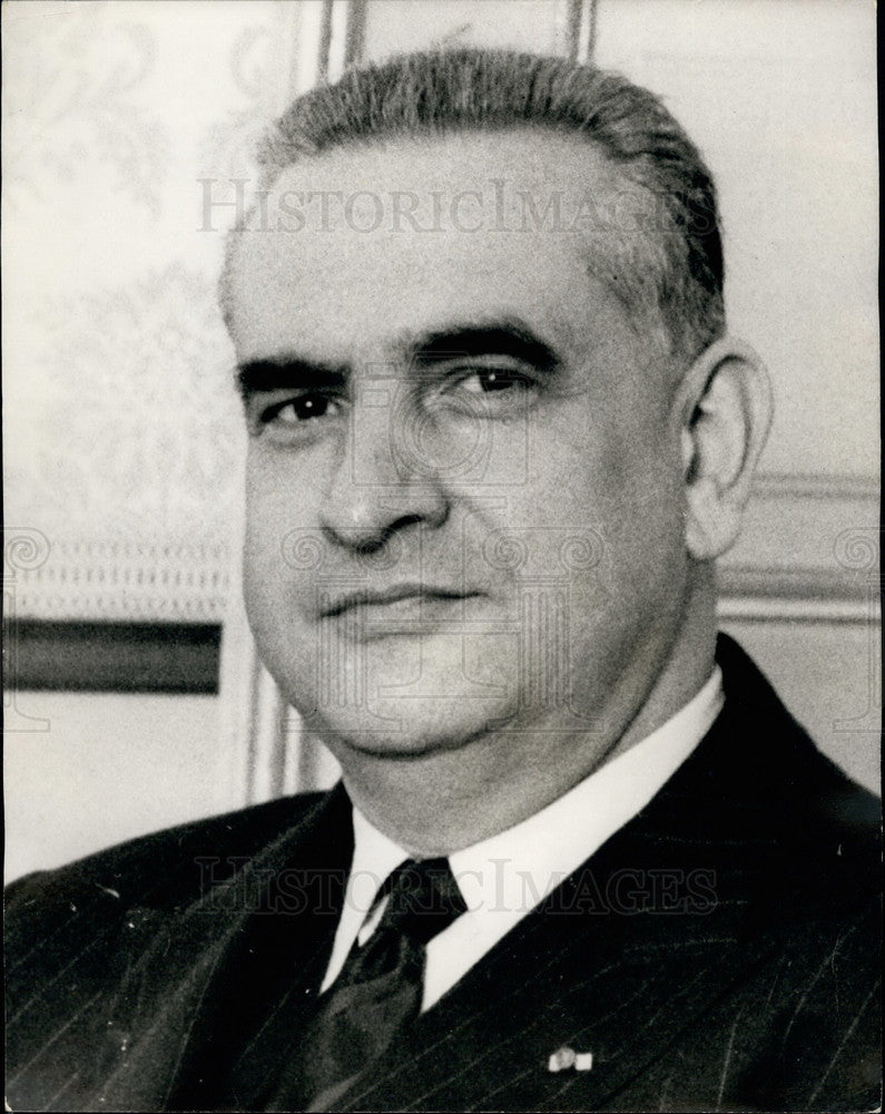 1968 Press Photo French Minister of Interior.,M Fouchet - KSB24861-Historic Images