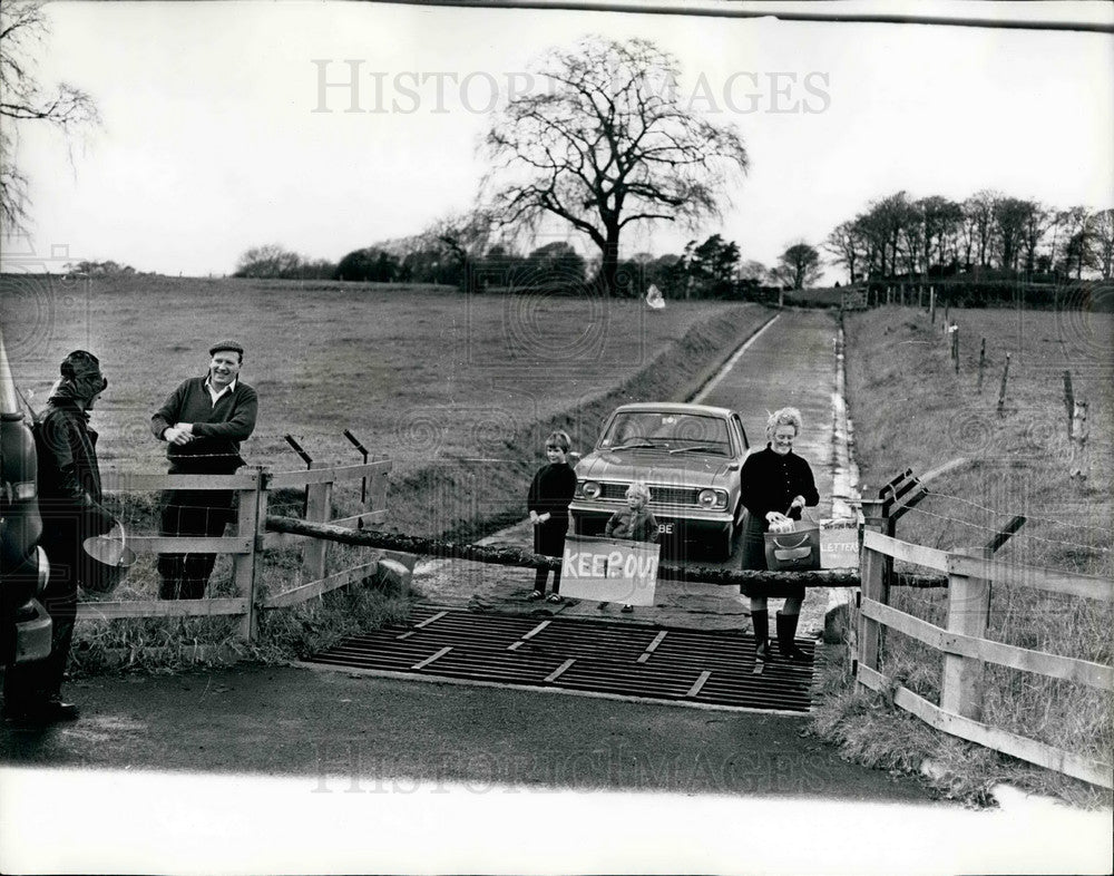 1967 Press Photo Upper Sweeney Farm,Foot And Mouth Disease contained - KSB24925-Historic Images