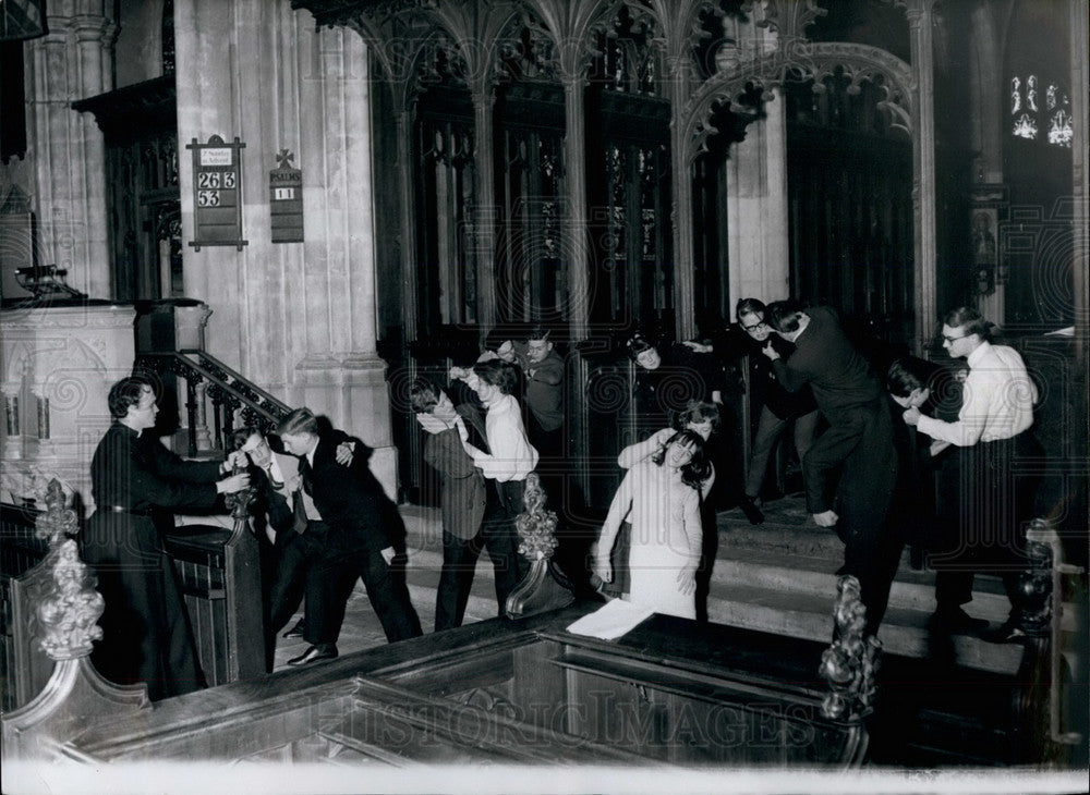 1964  Rev. Donald Reaves-Curate of All Saint's Church, Maidstone, Kent - Historic Images