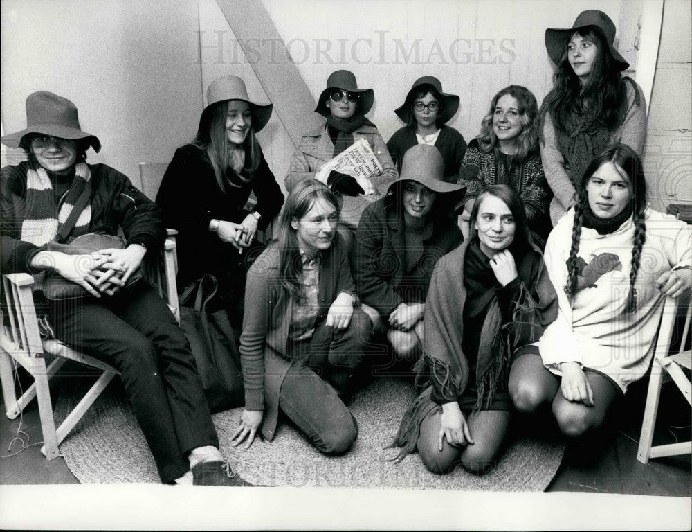 1970 Press Photo Danish &quot;Redstockings&quot;. demonstrators - KSB25165-Historic Images