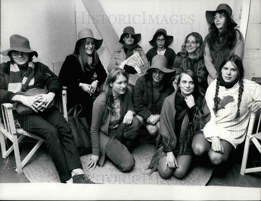1970 Press Photo Danish "Redstockings". demonstrators - KSB25165-Historic Images