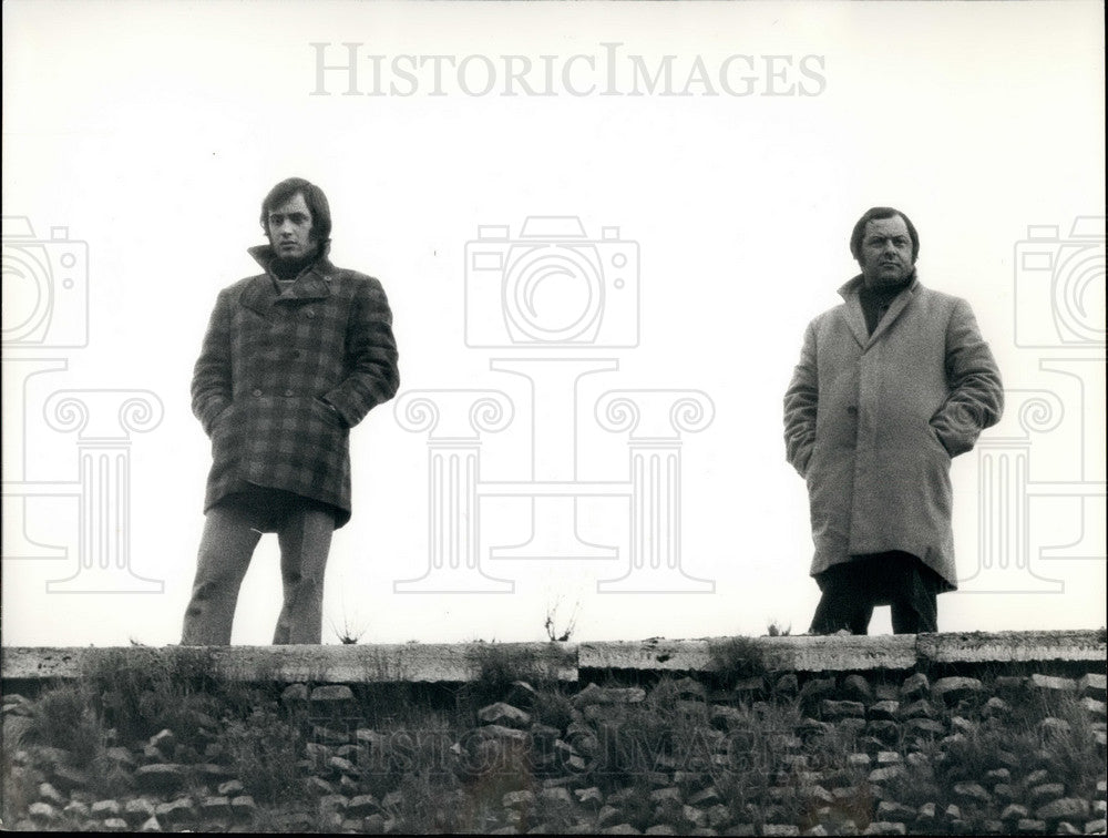 1972 Press Photo dAnte Ottaviana Sabbato Panico Amphitheatre Flavius Cornice-Historic Images