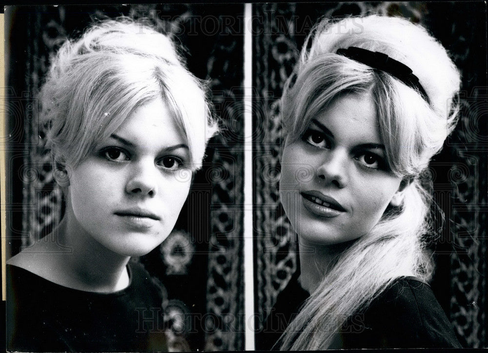 1963, Sirene Face Type, Jean d'Athenes, Visagist, Paris - KSB25757 - Historic Images