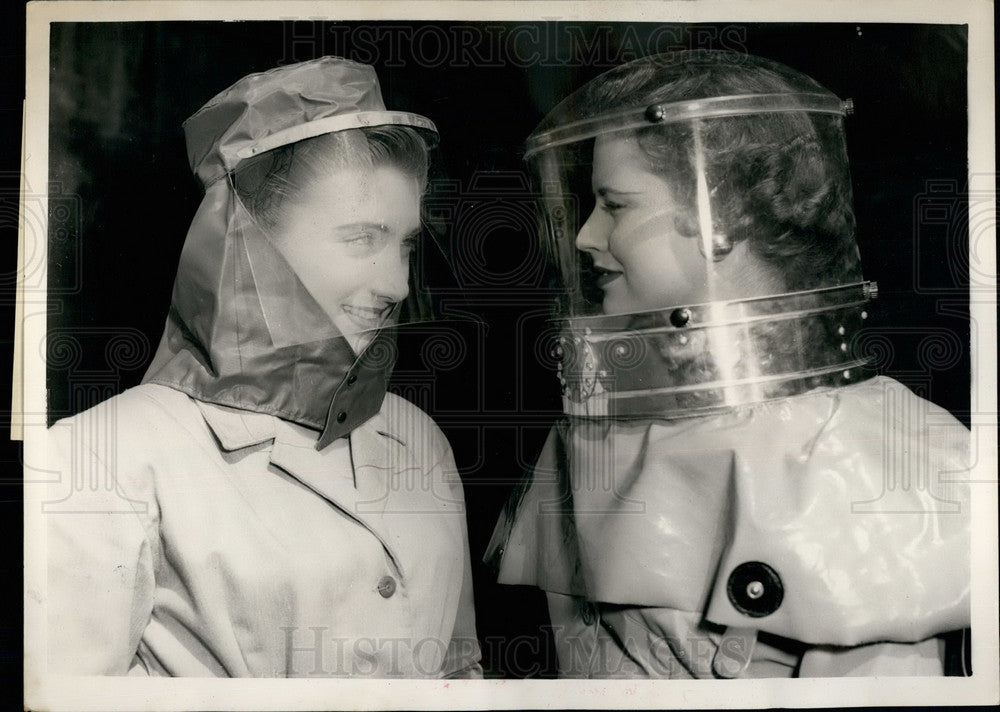 1956 Jane Geoffreys, Audrey Lambert, Factory Equipment Exhibition - Historic Images