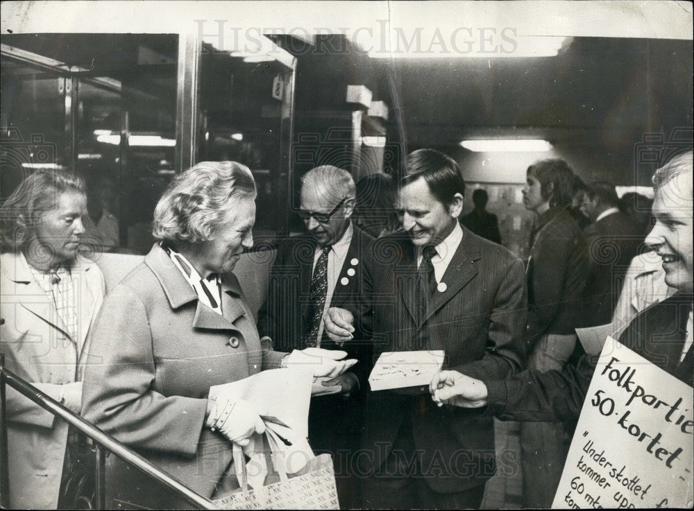 1973 Sweden Prime Minister Olof Palme, Stockholm - Historic Images