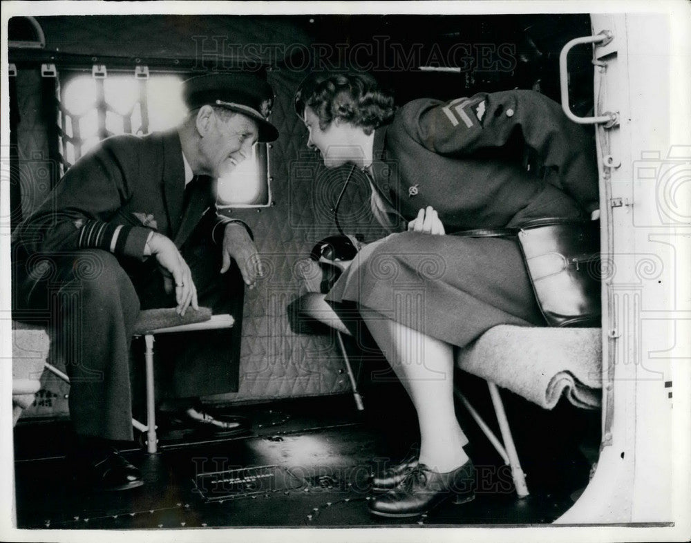 1960 King Frederik Denmark Princess Margrethe Danish Air Force Show - Historic Images