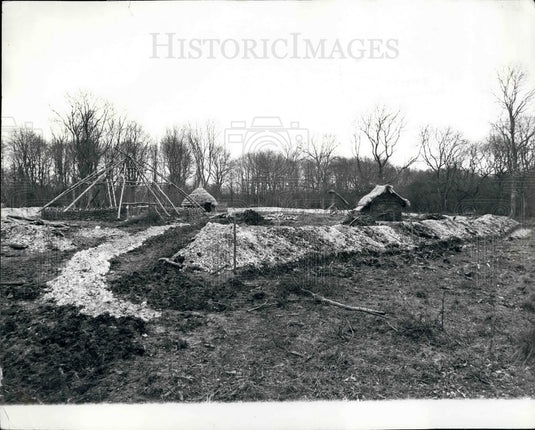 1977 Press Photo A Celtic commune in Shafterbury - KSB26175 - Historic Images