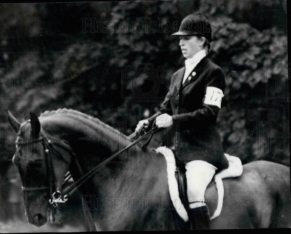 1971 Press Photo Princess Anneriding her horse &#39;Doublet&quot;. - KSB26383 - Historic Images
