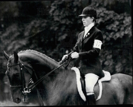 1971 Press Photo Princess Anneriding her horse 'Doublet". - KSB26383 - Historic Images