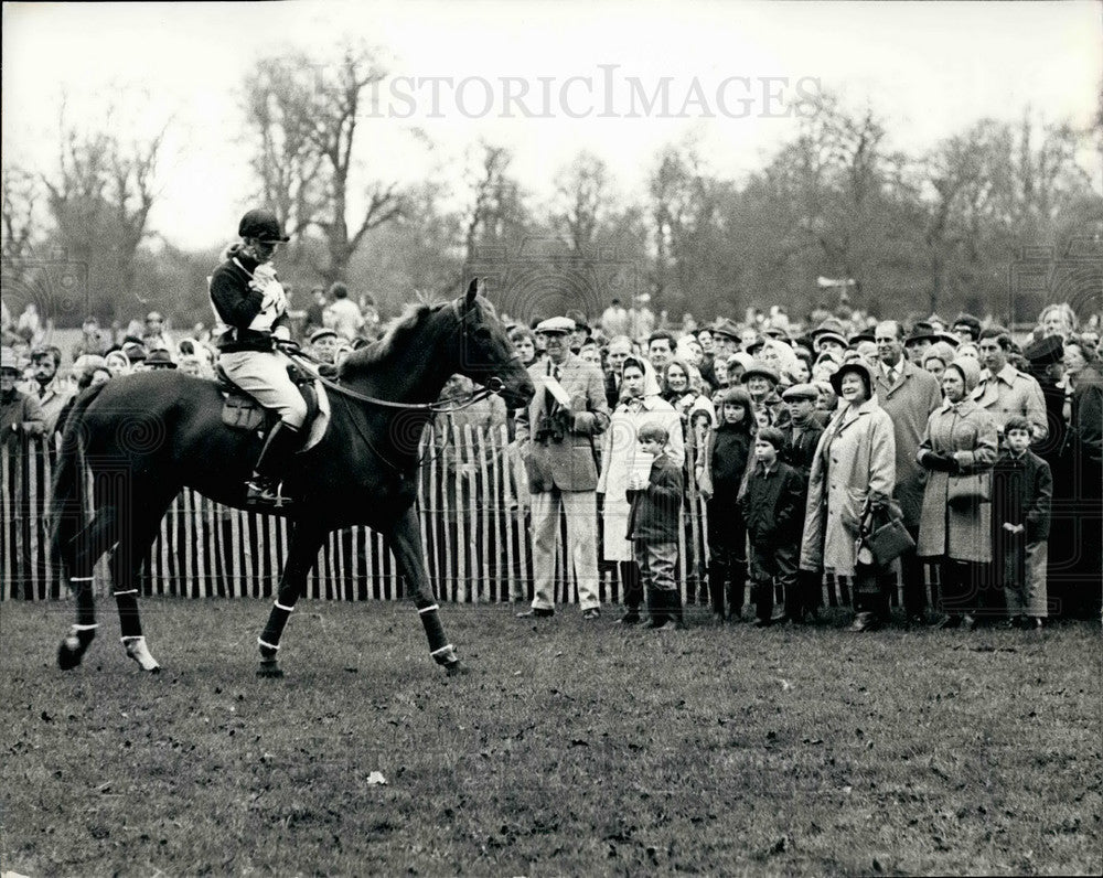 1971 Press Photo Princess Anne, riding her horse Double - KSB26387-Historic Images