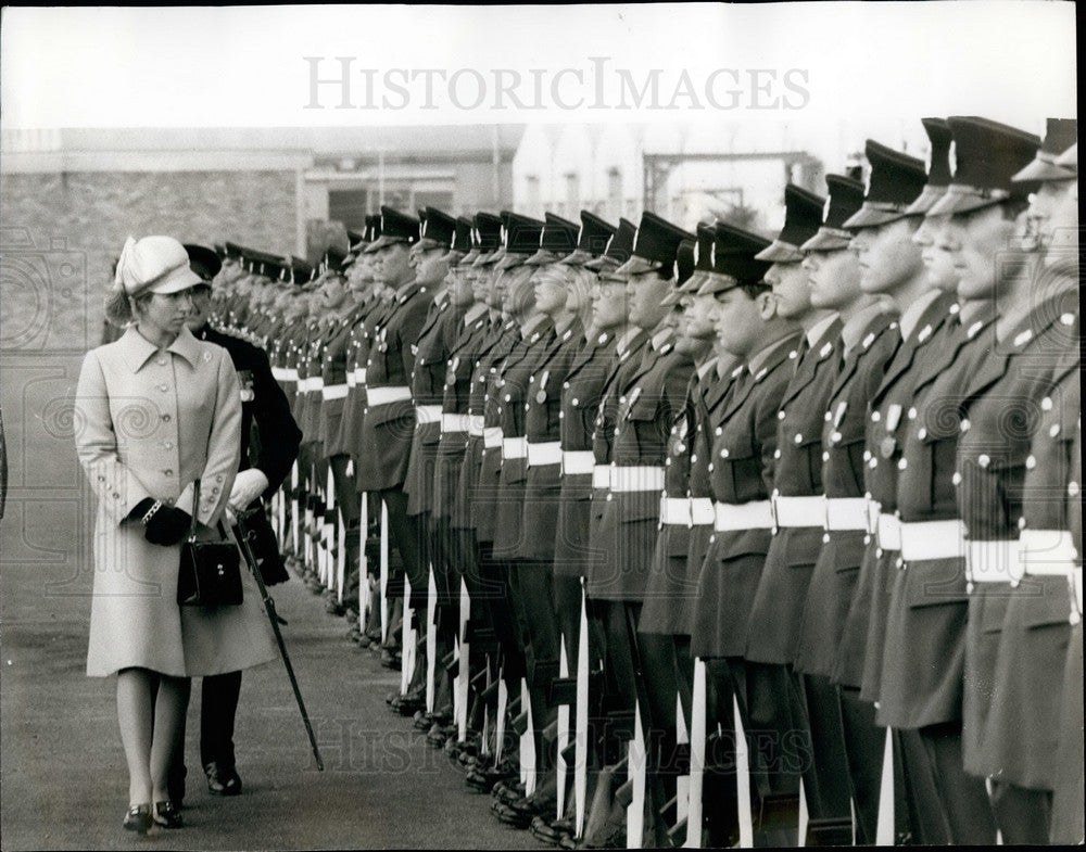 1971 Press Photo Princess Anne at Battlebury Barracks - KSB26517 - Historic Images