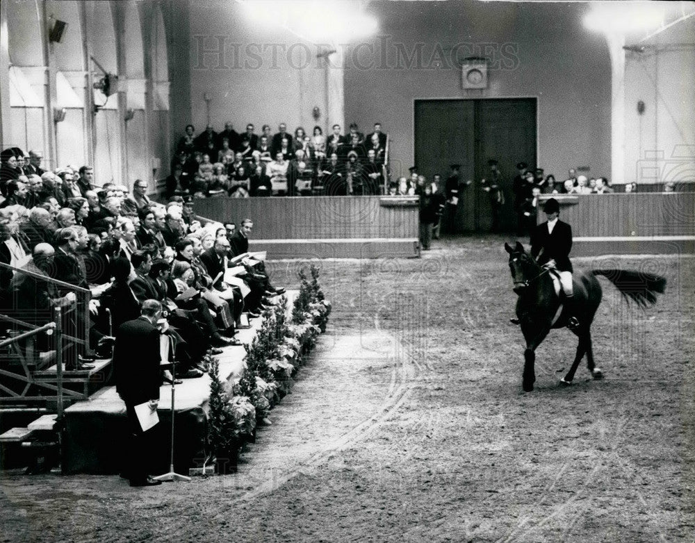 1971 Press Photo Riding School of the Royal Mews at Buckingham Palace-Historic Images