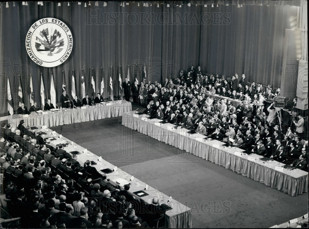 1967 Press Photo All The American Countries Chancelors meeting in Argentina-Historic Images